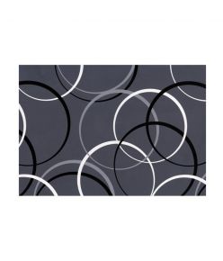 Pakkepaber 2m x 70 cm Circles Grey
