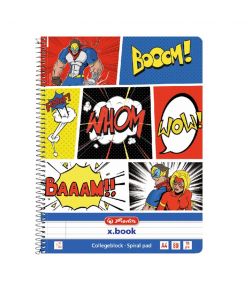 Spiraalkaustik A4/80 ruuduline Comic