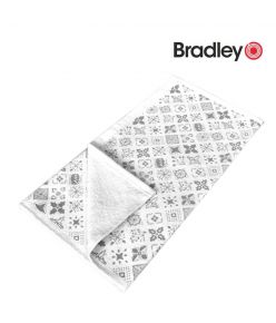 Bradley köögirätik, 40 x 60, sile/frotee, ornamentidega