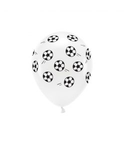 PartyDeco õhupall, 6 tk, 33 cm, Jalgpall / Öko