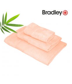 Bradley bambusrätik, 30 x 50 cm, lõheroosa, 5tk